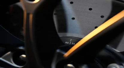 Upclose view of Aston Martin Vantage tire